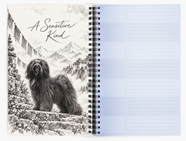 Preview: Tibet Terrier Notebook - A Sensitive Kind Black Edition 2027